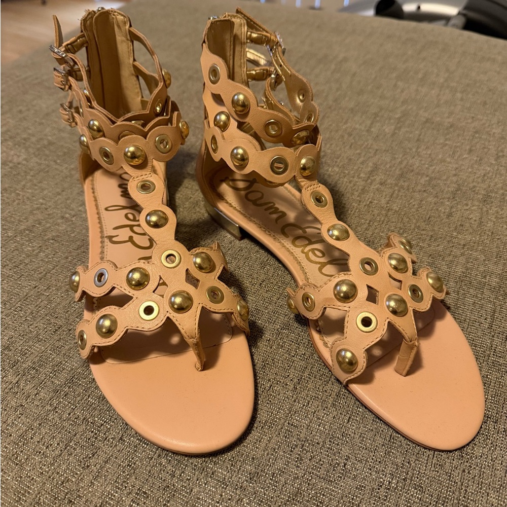 Sam Edelman Tan Gladiator Sandals